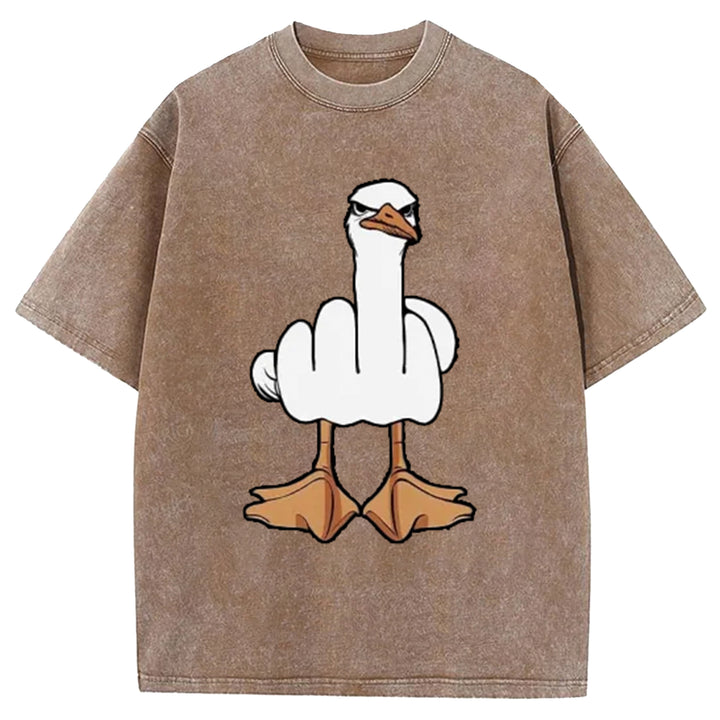Duck You Washed Crew Neck T-Shirt