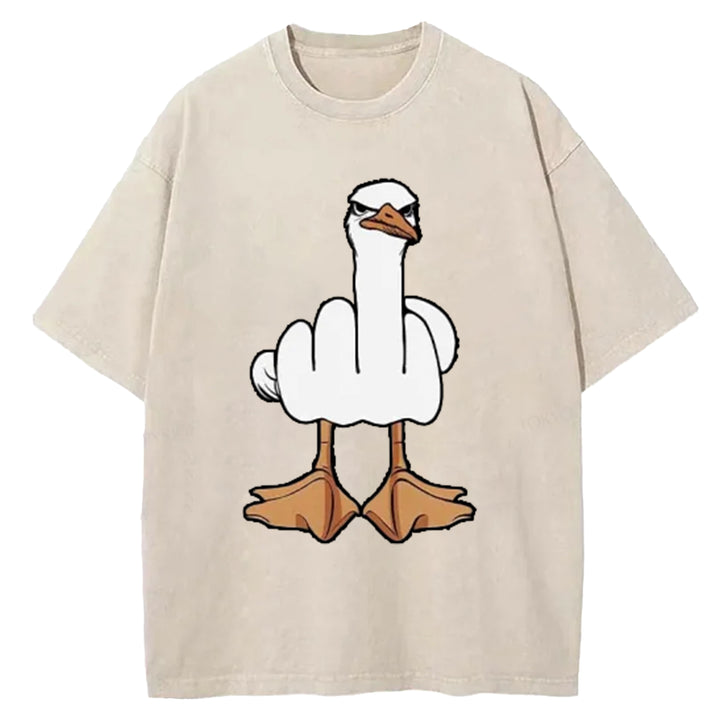 Duck You Washed Crew Neck T-Shirt