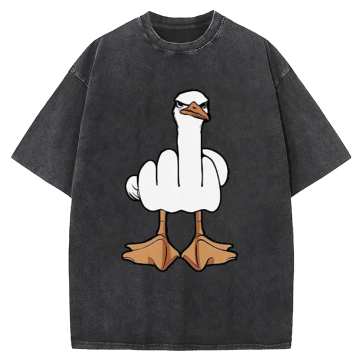 Duck You Washed Crew Neck T-Shirt