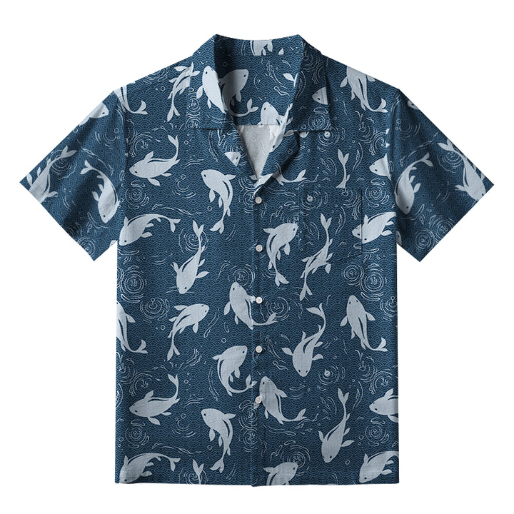 Dolphins Among The Waves Aloha Hawaiian Shirt