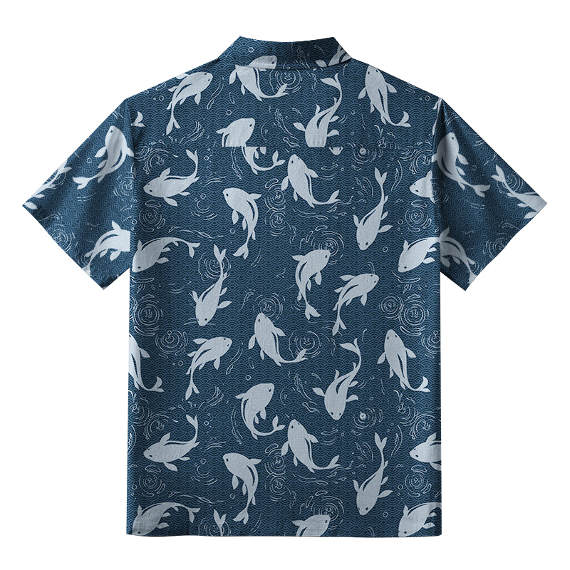 Dolphins Among The Waves Button-up Shirt