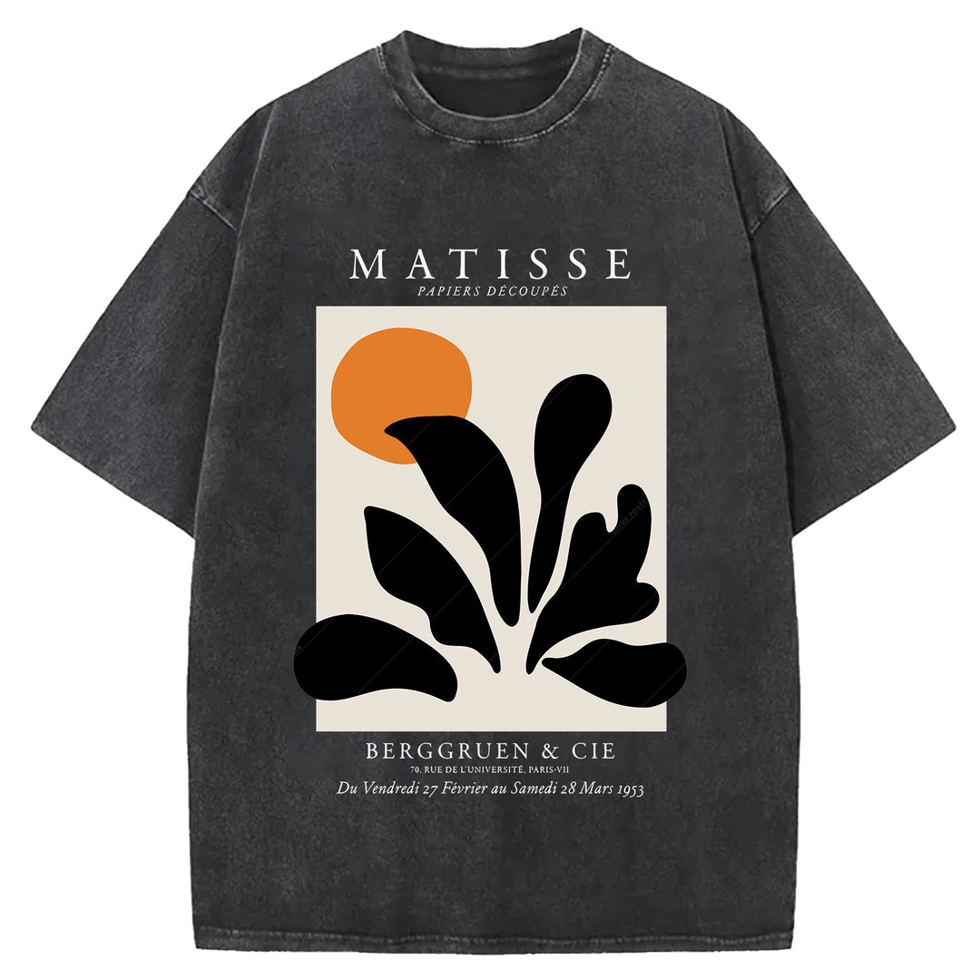 Matisse Papiers Decoupes Washed Crew Neck T-Shirt