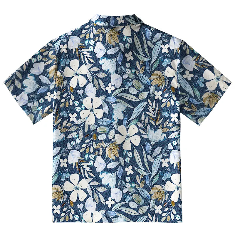 Colorful Floral Fantasy Aloha Hawaiian Shirt