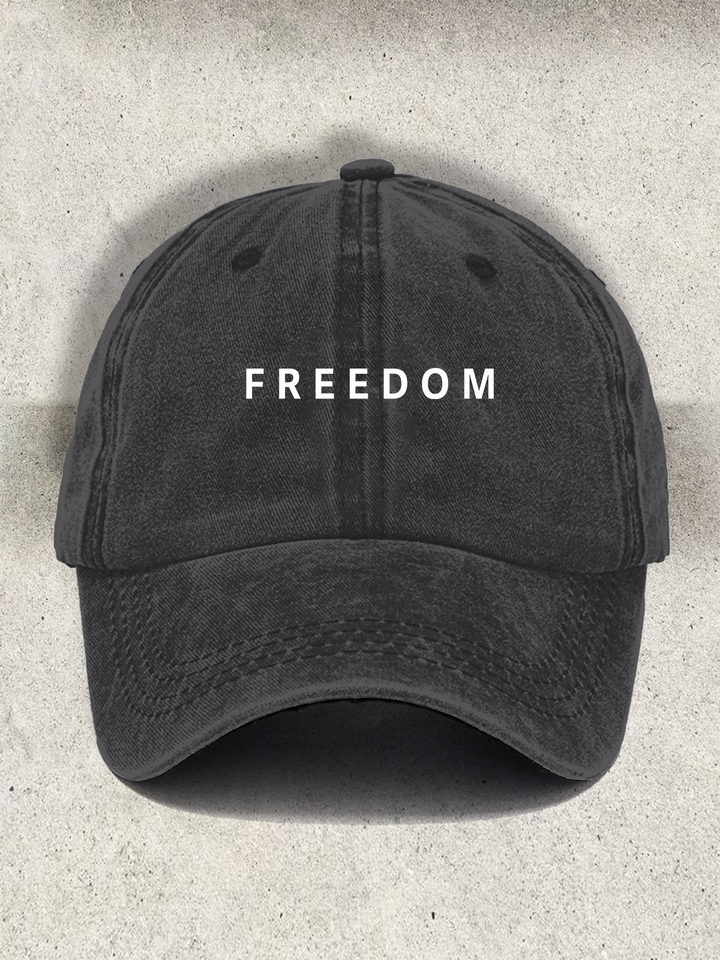 Freedom Printed Baseball Cap