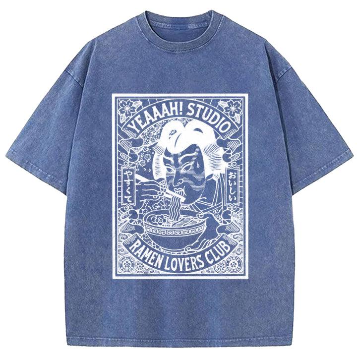 Ramen Lover's Club Washed Crew Neck T-Shirt