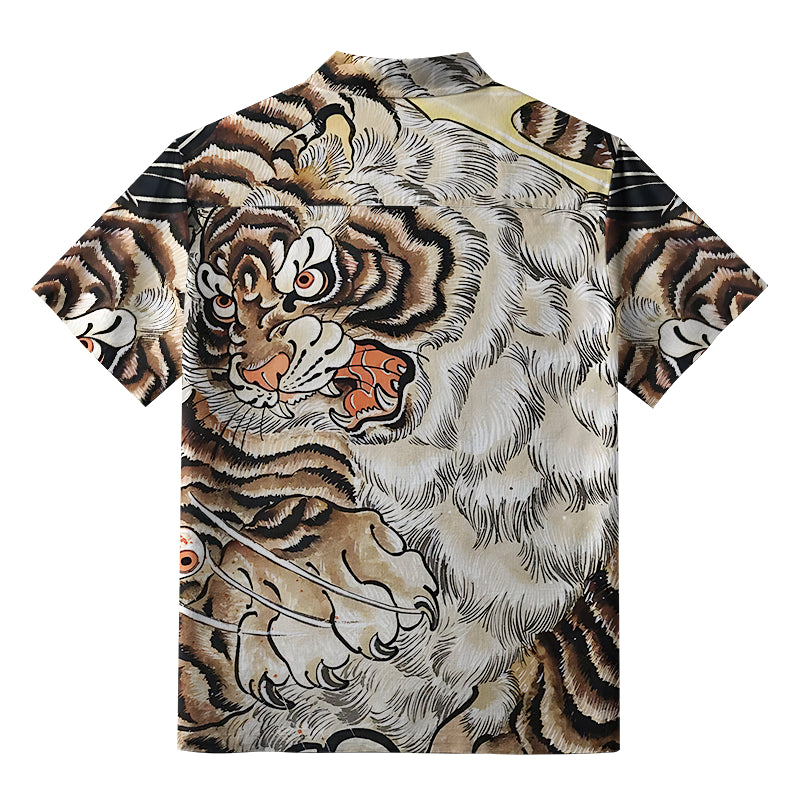Fierce Tiger Roar Aloha Hawaiian Shirt