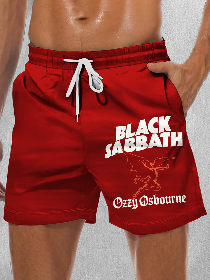 Black Sabbath Heavy Metal Fan Men's Pocket Shorts
