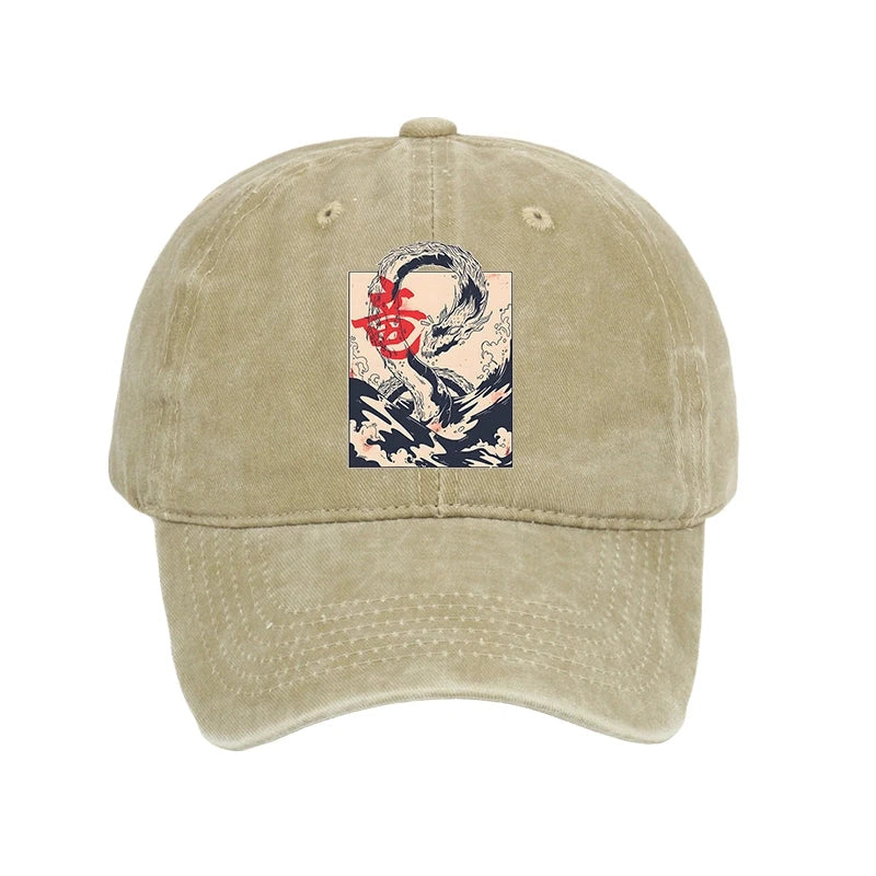 Sea Dragon Japanese Washed Cap