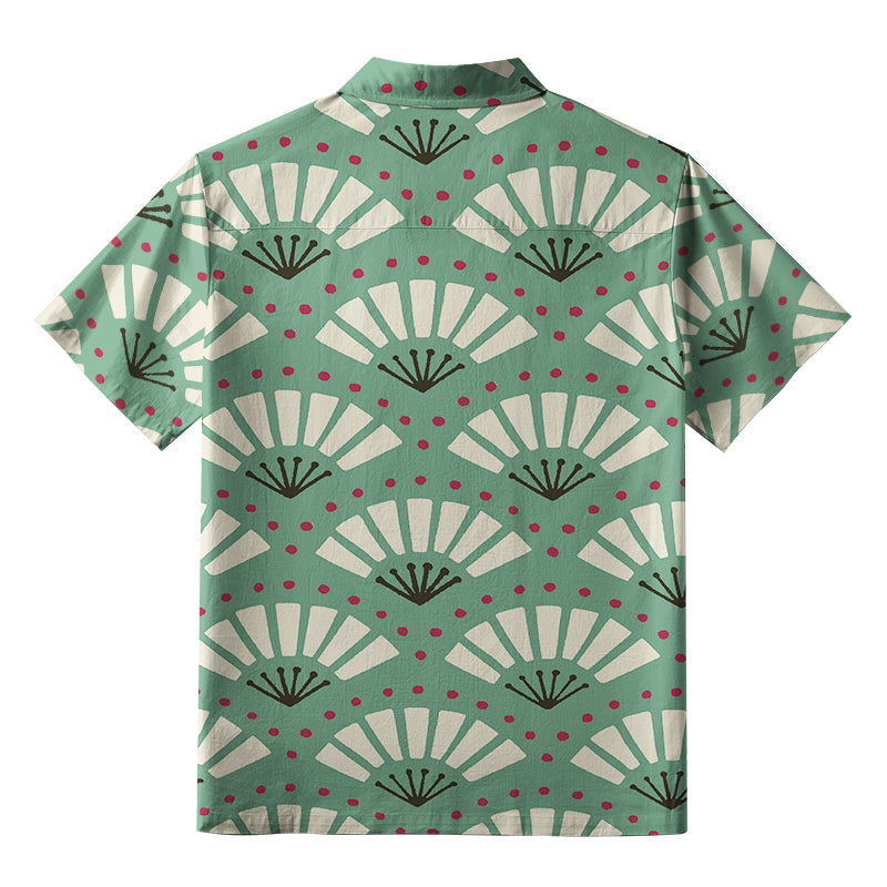 Japanese Fan Button-up Shirt