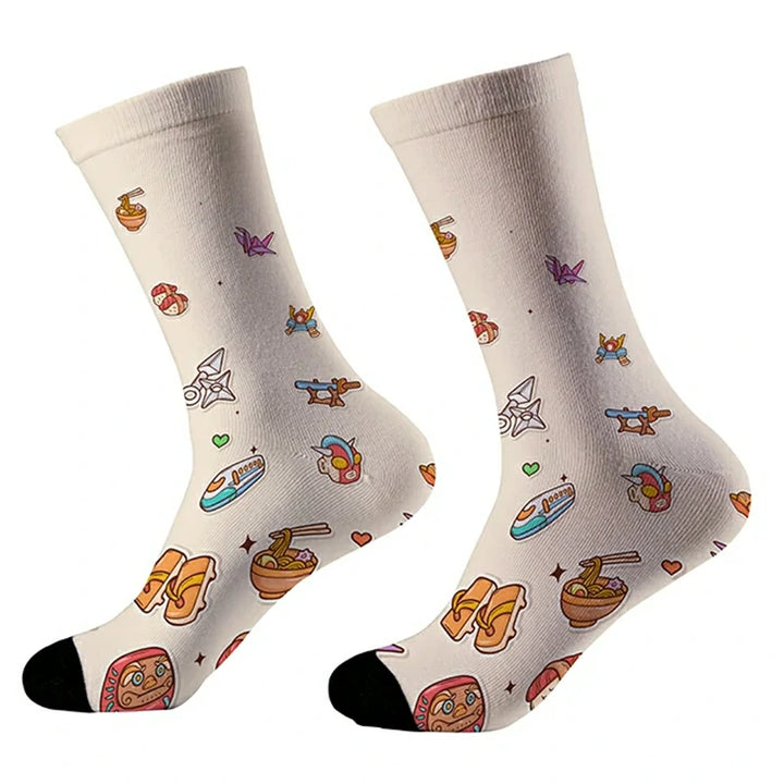 Cartoon Japanese Elements Socks
