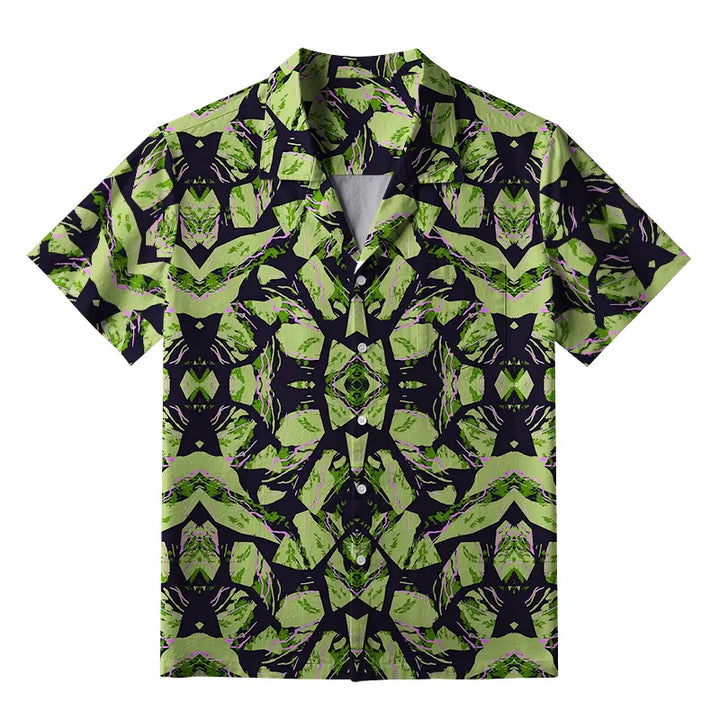 Geometric Art In The Forest Aloha Hawaiian Shirt