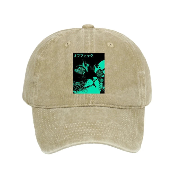 Cool Cat Japanese Washed Cap