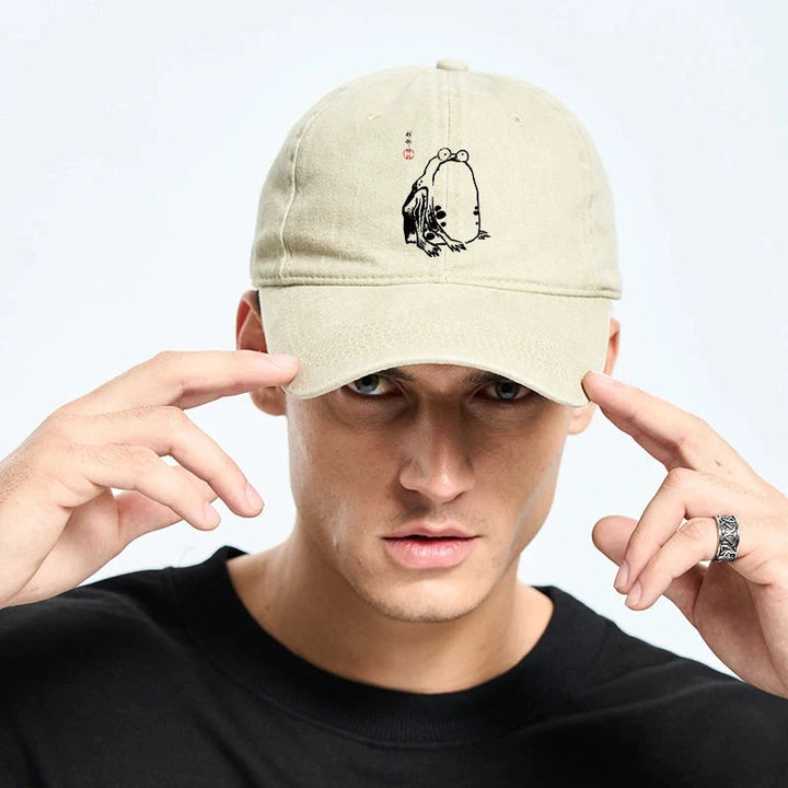 Grumpy Frog Matsumoto Hoji Washed Cap