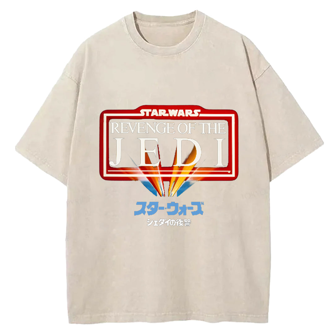 Star Wars Vintage Japanese Washed Crew Neck T-Shirt
