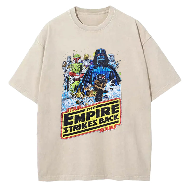Star Wars Vintage Japanese Washed Crew Neck T-Shirt