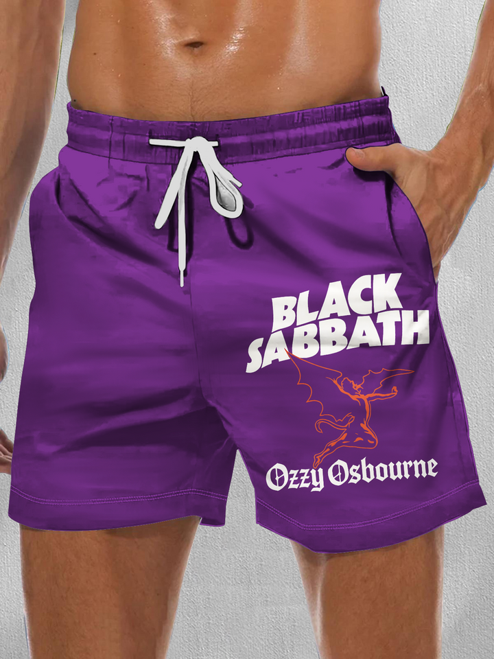 Black Sabbath Heavy Metal Fan Men's Pocket Shorts