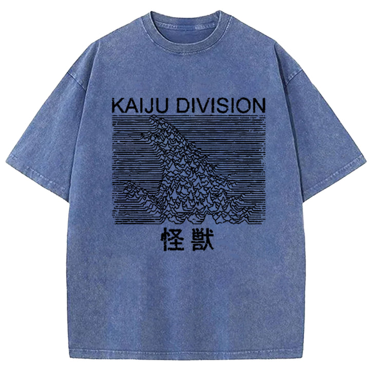 Music Monster Washed Crew Neck T-Shirt