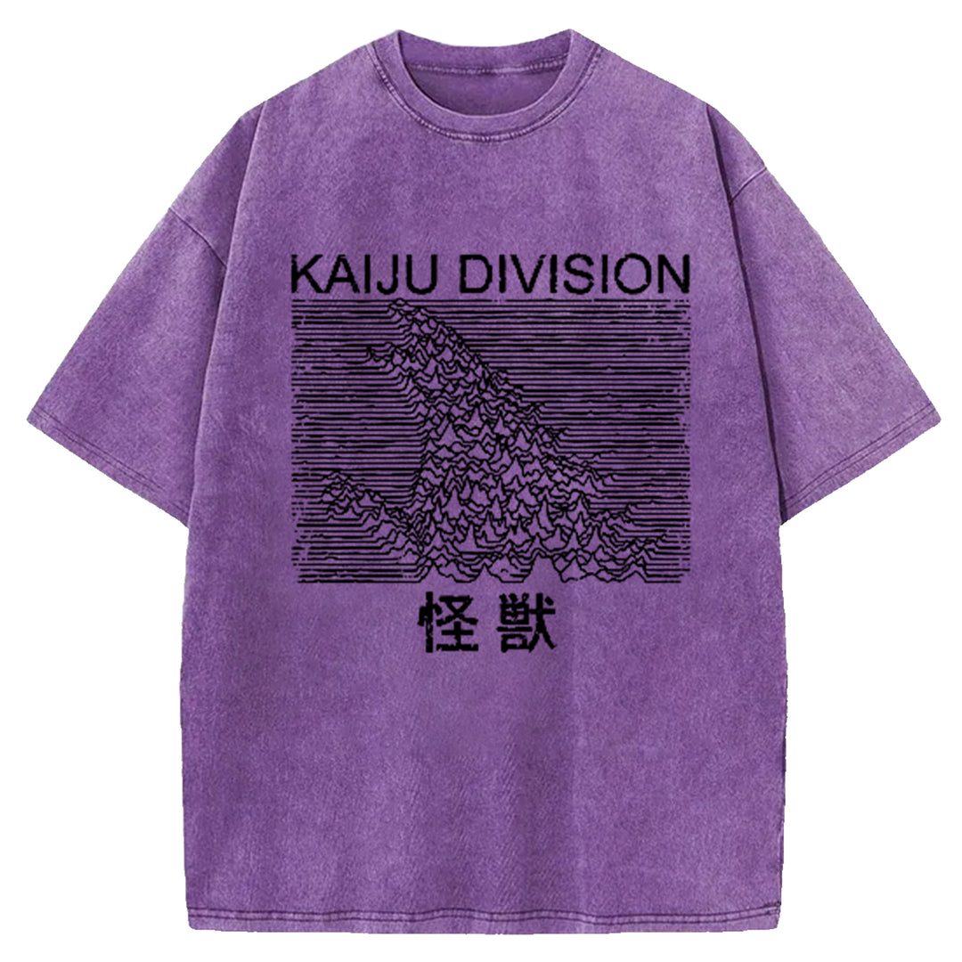 Music Monster Washed Crew Neck T-Shirt