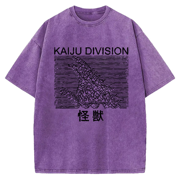 Music Monster Washed Crew Neck T-Shirt