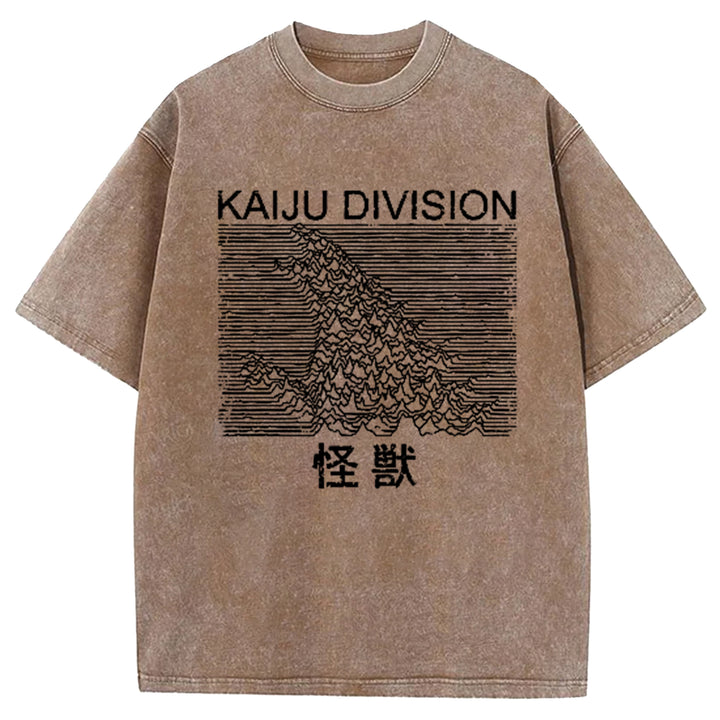 Music Monster Washed Crew Neck T-Shirt