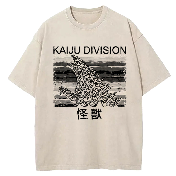 Music Monster Washed Crew Neck T-Shirt