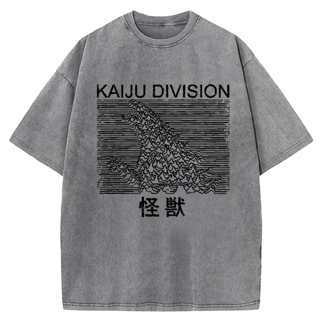 Music Monster Washed Crew Neck T-Shirt