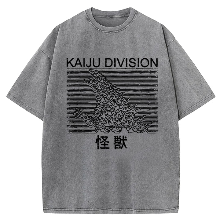 Music Monster Washed Crew Neck T-Shirt
