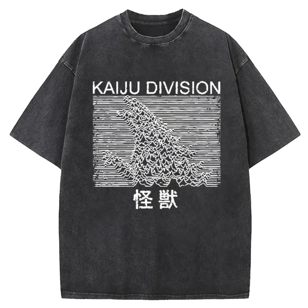 Music Monster Washed Crew Neck T-Shirt