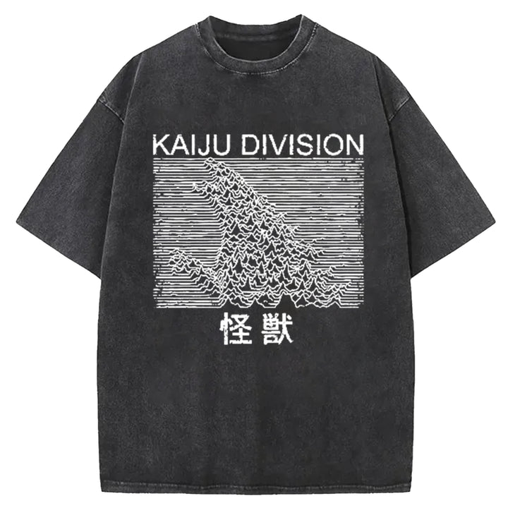 Music Monster Washed Crew Neck T-Shirt