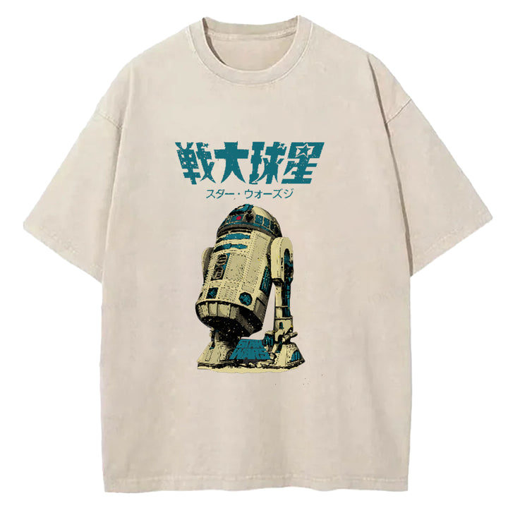 Star Wars Vintage Japanese Washed Crew Neck T-Shirt