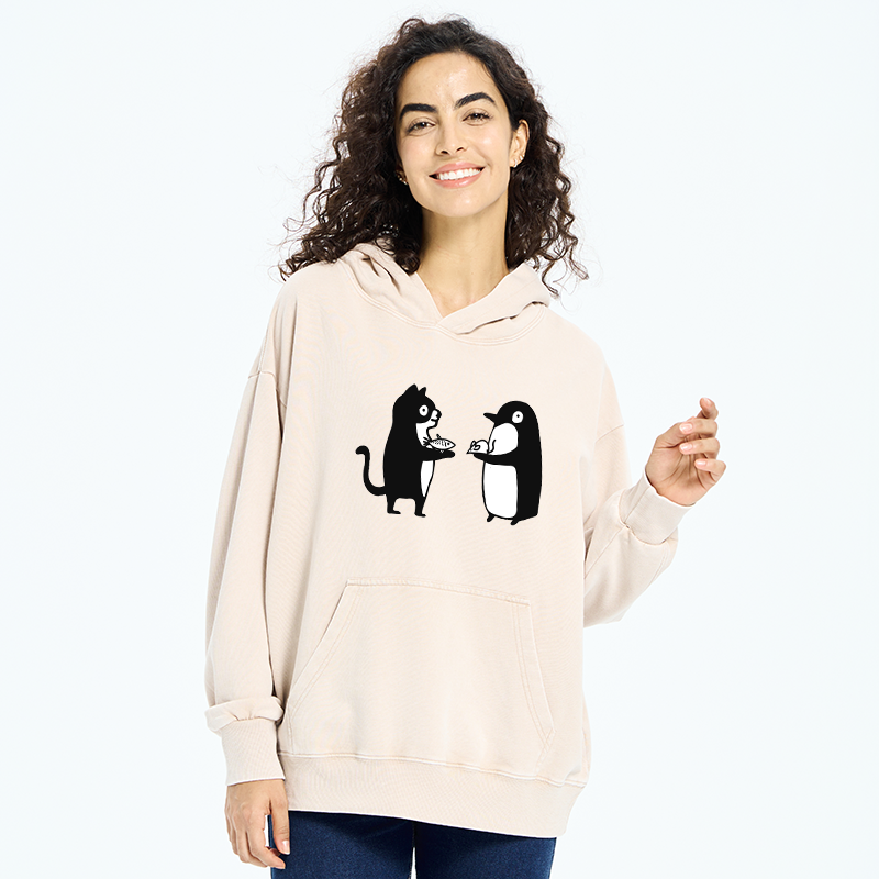 Funny Food Swaps Washed Hoodie