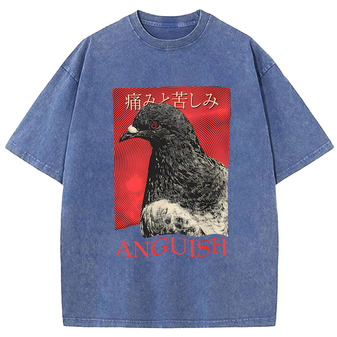Painful Dove Washed Crew Neck T-Shirt