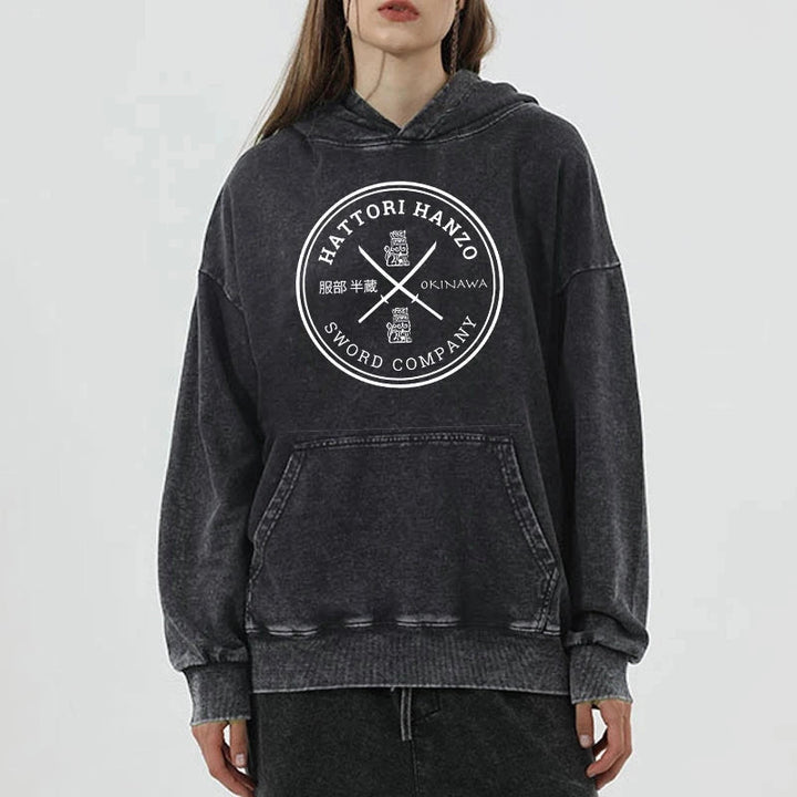 Hattori Hanzo Sword Company Washed Hoodie