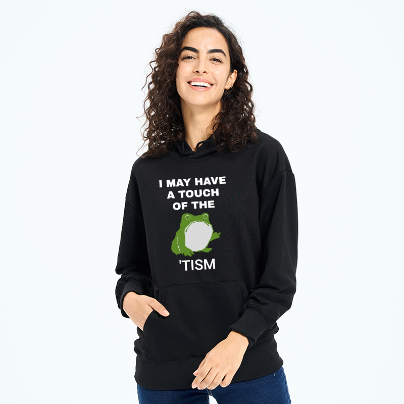 Funny Frog Flipping The Bird Classic Hoodie