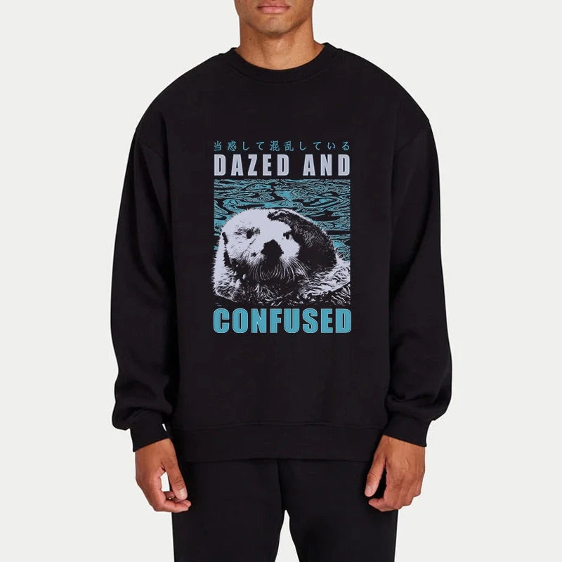 Question The Otter Japanese Sweatshirt