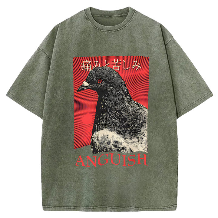 Painful Dove Washed Crew Neck T-Shirt