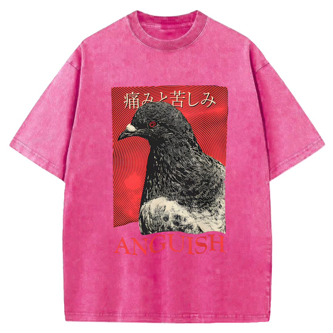 Painful Dove Washed Crew Neck T-Shirt