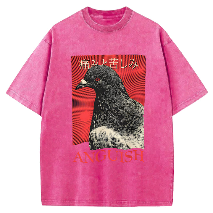 Painful Dove Washed Crew Neck T-Shirt