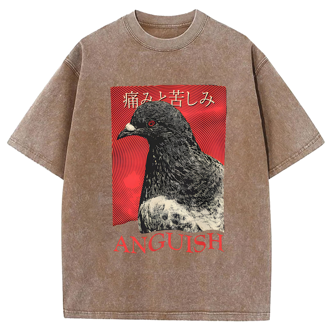 Painful Dove Washed Crew Neck T-Shirt
