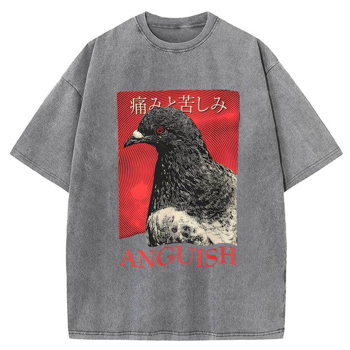 Painful Dove Washed Crew Neck T-Shirt