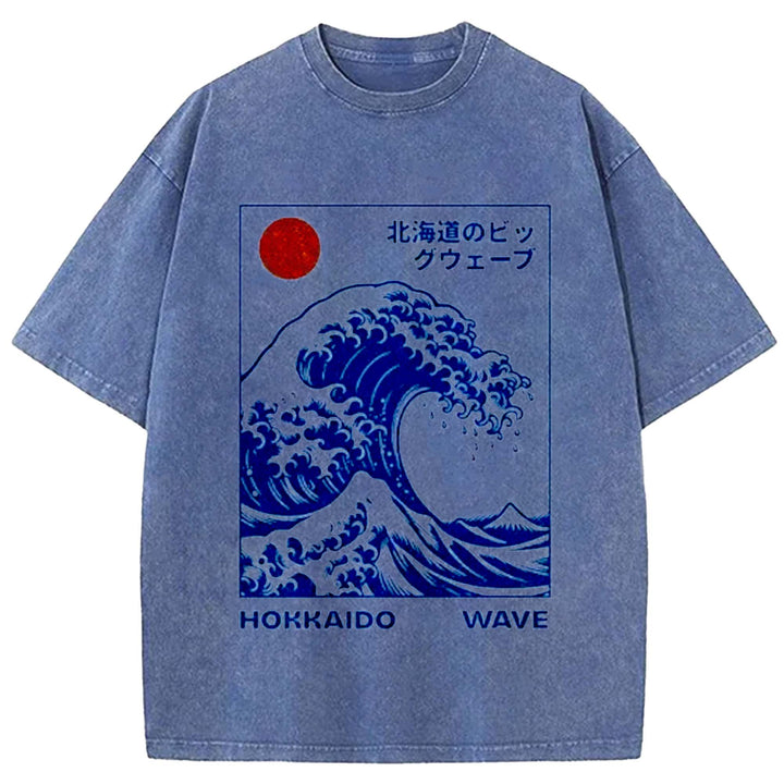 Vintage Hokkaido Washed Crew Neck T-shirt