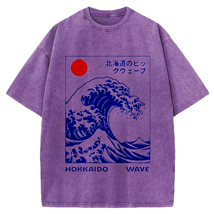 Vintage Hokkaido Washed Crew Neck T-shirt