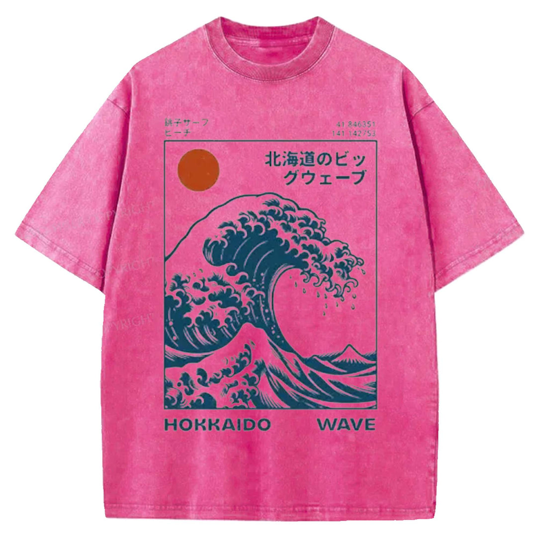 Vintage Hokkaido Washed Crew Neck T-shirt