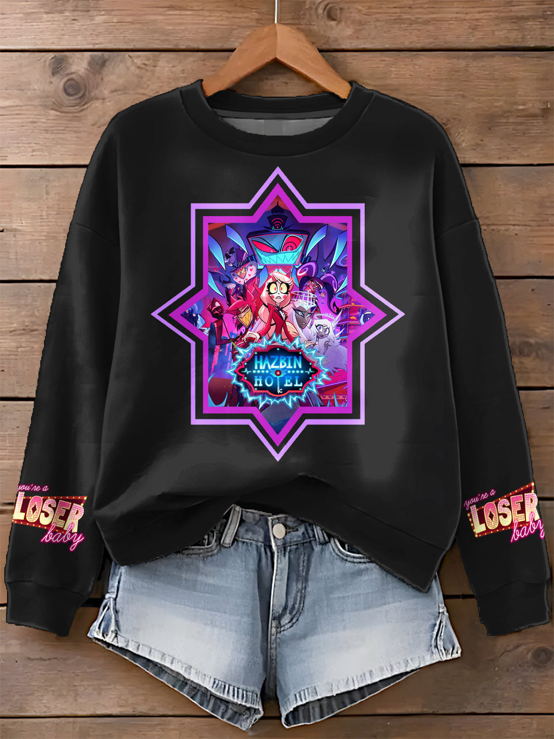 Hotel Hazbin Printed Sweatshirt