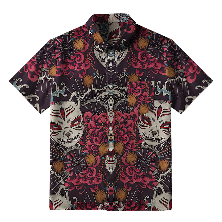 Fox Mask Button-up Shirt