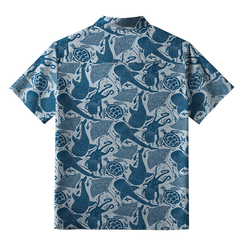 Marine Life Japan Aloha Hawaiian Shirt
