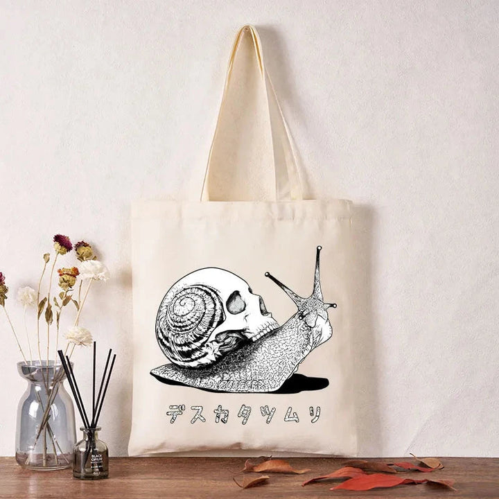 Death Snail Manga Tote Bag