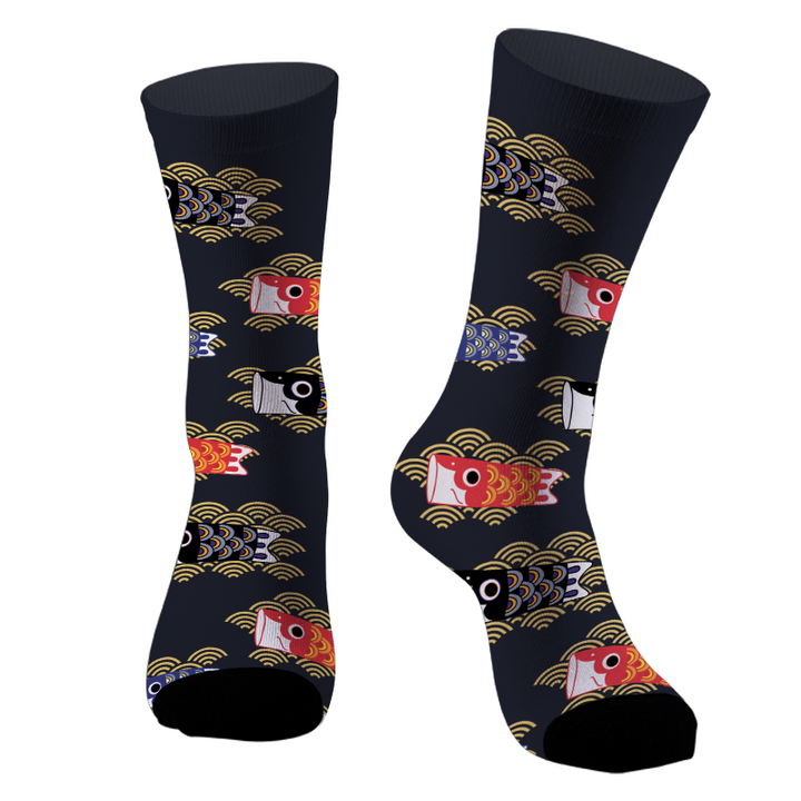 Japanese Carp Flag Socks