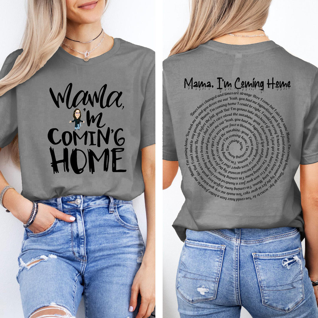 Mama I'm Coming Home Ozzy Osbourne Cotton Crew Neck T-shirt