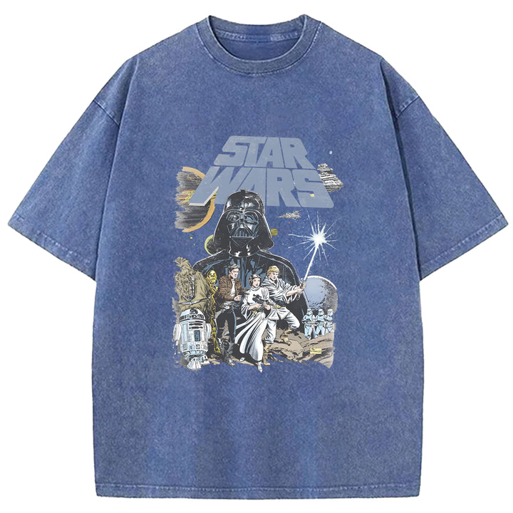 Vintage Star Wars Washed Crew Neck T-Shirt
